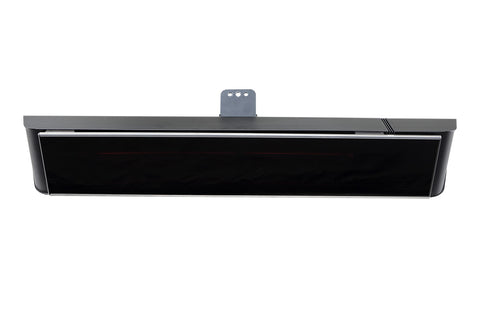 Image of Aura Decor Glass Radiant Infrared Electric Patio Heater in Black