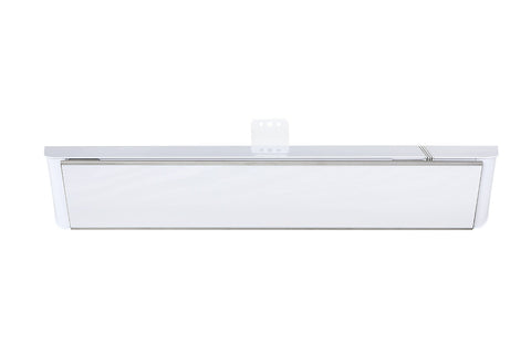 Image of Aura Decor Glass Radiant Infrared Electric Patio Heater in White