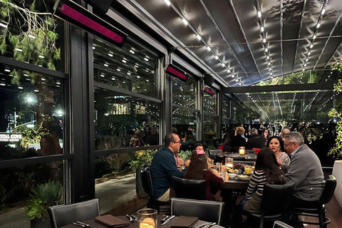Image of Bromic Platinum Smart-Heat 4500 Watt Infrared Electric Patio Heater Black | Platinum 53 in Electric Radiant Heater | BH3622000