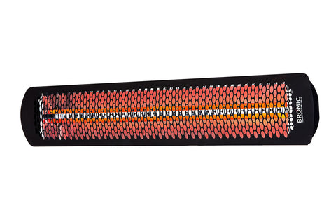 Image of Bromic Tungsten Smart-Heat 6000 Watt 277V Infrared Electric Patio Heater Black | Tungsten 56 in Electric Radiant Heater | BH0420043