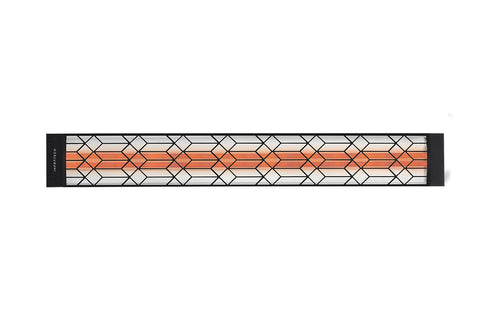 Image of Infratech Motif Craftsman Fascia Kit for Double Element Heater | Black