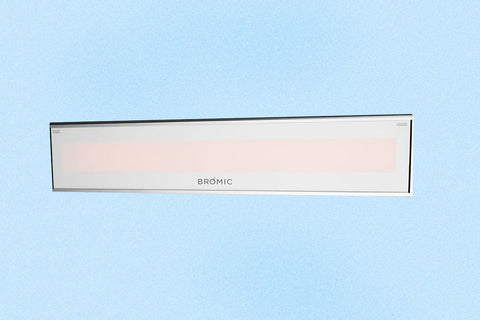 Image of Bromic Platinum Marine Smart-Heat 3400 Watt 208V Infrared Patio Heater White | 50 in Electric Radiant Heater | BH0320026
