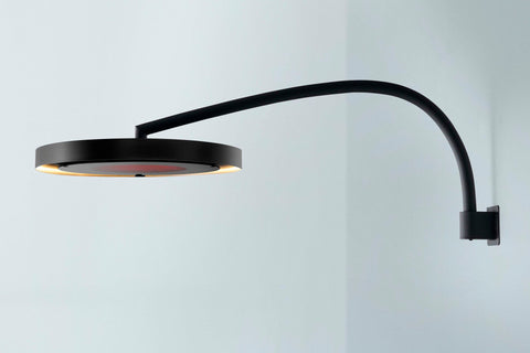 Image of Bromic Eclipse Smart-Heat Outdoor Electric Heater Curved Wall Mount Pole | BH3230006