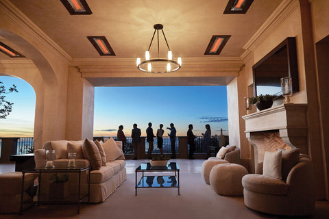 Image of Infratech WD Double Element 6000 Watt 480V Outdoor Infrared Electric Heater | Infratech WD 61 1/4 in Radiant Heater | WD6048