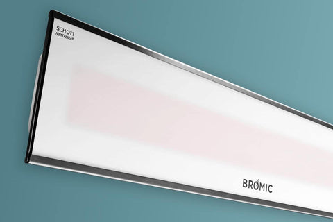 Image of Bromic Platinum Smart-Heat 4500 Watt 208V Infrared Electric Patio Heater White | Platinum 53 in Electric Radiant Heater | BH3622005