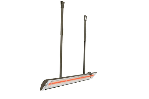 Image of Infratech C-Series CD-Series Adjustable Mounting Drop Pole in Bronze Finish | Infratech Drop Pole Kit | 13-1246BR