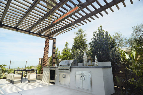 Image of Infratech WD Double Element Outdoor Infrared Electric Heater | Infratech WD Radiant Heater