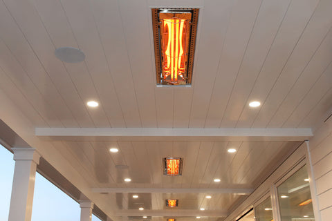 Image of Infratech WD Double Element 6000 Watt 240V Outdoor Infrared Electric Heater | Infratech WD 61 1/4 in Radiant Heater | WD6024