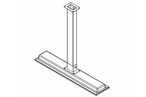 Image of Bromic 4′ Platinum Electric Marine Mounting Pole | 47 Inch Tube Suspension Kit | BH3130047