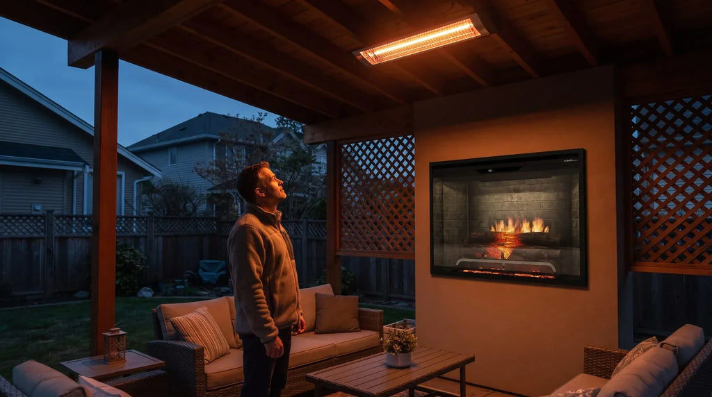 What's the Best Outdoor Electric Heater for a Covered Patio?