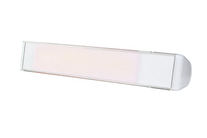 Aura Decor Glass 1500W Infrared Patio Heater in White | 120V