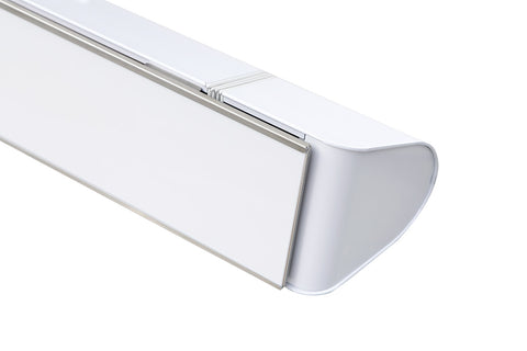 Image of Aura Decor Glass 3000W Infrared Patio Heater in White | 240V