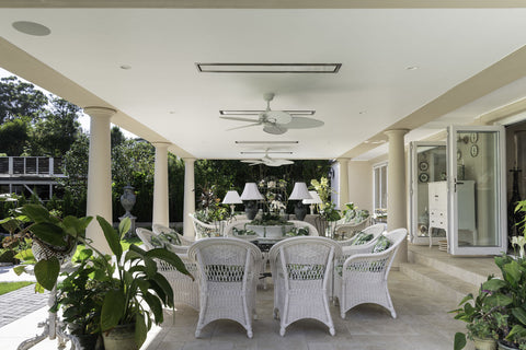 Image of Bromic Platinum Smart-Heat 4500 Watt Infrared Electric Patio Heater White | Platinum 53 in Electric Radiant Heater | BH3622001