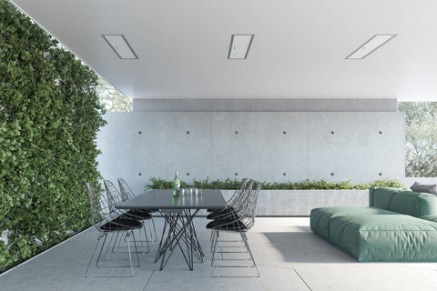 Image of Bromic Platinum Smart-Heat 4500 Watt 208V Infrared Electric Patio Heater White | Platinum 53 in Electric Radiant Heater | BH3622005