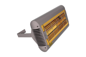 Solaira Alpha H1 1500W 120V Radiant Infrared Electric Patio Heater in Antique Grey SALPHA15120G