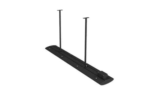 Image of Aura Shadow 3200W 240V No Light Radiant Infrared Electric Patio Heater in Black DS32240B with Poles