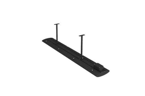 Image of Aura Shadow 3200W 240V No Light Radiant Infrared Electric Patio Heater in Black DS32240B with Poles