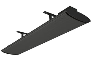 Aura Shadow 1500W 120V No Light Radiant Infrared Electric Patio Heater in Black DS15120B