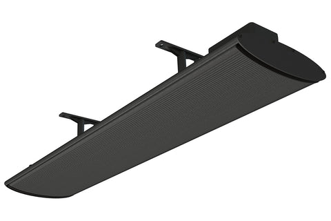 Image of Aura Shadow 1500W 120V No Light Radiant Infrared Electric Patio Heater in Black DS15120B