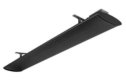 Image of Aura Shadow 2400W 240V No Light Radiant Infrared Electric Patio Heater in Black DS24240B