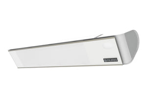 Aura Decor Glass 3000W 240V Radiant Infrared Electric Patio Heater in White ADGLASS-30240W