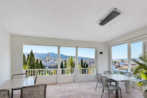 Image of Aura Shadow No Light Radiant Infrared Electric Patio Heater 
