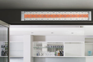 Infratech Motif Contemporary Double Element Decorative Fascia Kit in Stainless Steel Finish | SS1D39 SS1D61
