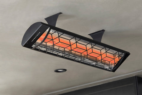 Image of Infratech Motif Craftsman Fascia Kit for Double Element Heater | Black