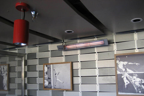 Image of  Infratech SL-Series Slimline 2400 Watt 208V Outdoor Electric Heater | Infratech 42 in Electric Radiant Heater | SL2428