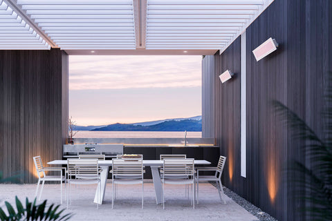 Image of Bromic Platinum Marine Smart-Heat 4500 Watt 208V Infrared Patio Heater White | 53 in Electric Radiant Heater | BH3622007