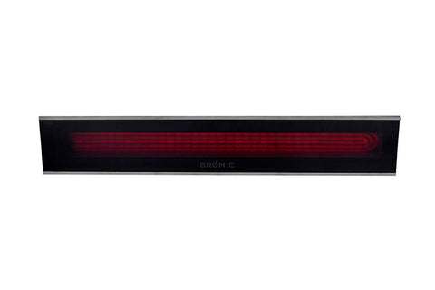 Image of Bromic Platinum Marine Smart-Heat 3400 Watt Outdoor Electric Patio Heater Black | Platinum 50 in Electric Radiant Heater | BH0320016