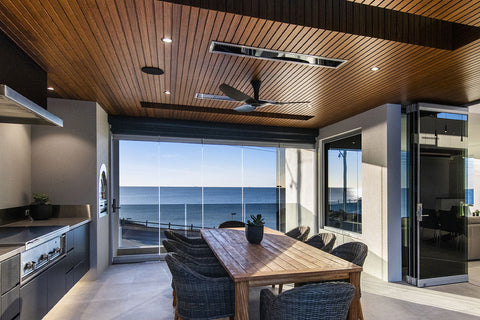 Image of Bromic Platinum Marine Smart-Heat 4500Watt 208V Infrared Patio Heater Black | 53 in Electric Radiant Heater | BH3622006