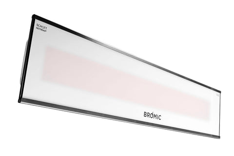 Image of Bromic Platinum Marine Smart-Heat 2300 Watt Outdoor Electric Patio Heater White | Platinum 33 in Electric Radiant Heater | BH0320017