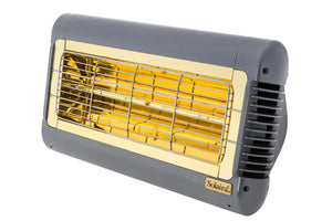 Solaira Alpha Series H1 1500W Infrared Patio Heater in Antique Grey | 120V
