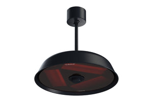 Solaira Radius Glass Pendant 3000 Watt Radiant Infrared Electric Patio Heater | Black | 240V