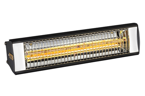 Image of Solaira Cosy 1500W Radiant Infrared Weatherproof Electric Patio Heater in Black 