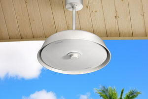 Solaira Radius Glass Pendant 3000 Watt Radiant Infrared Electric Patio Heater | White | 208V