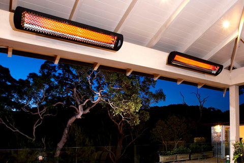 Image of Bromic Tungsten Smart-Heat 6000 Watt 277V Infrared Electric Patio Heater Black | Tungsten 56 in Electric Radiant Heater | BH0420043