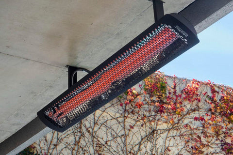 Image of Bromic Tungsten Smart-Heat 6000 Watt 277V Infrared Electric Patio Heater Black | Tungsten 56 in Electric Radiant Heater | BH0420043 