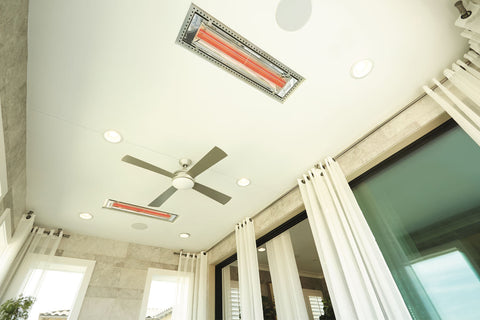 Image of  Infratech WD Double Element 6000 Watt 240V Outdoor Infrared Electric Heater | Infratech WD 61 1/4 in Radiant Heater | WD6024