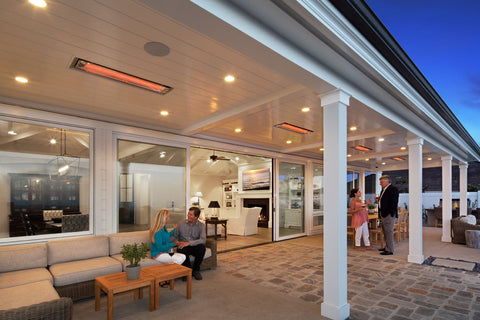 Image of  Infratech WD Double Element 3000 Watt 277V Outdoor Infrared Electric Heater | Infratech WD 33 in Radiant Heater | WD3027