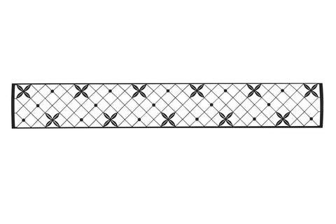 Image of Infratech Motif Traditional Double Element Decorative Fascia Kit in Black Finish | BL4D39 BL4D61