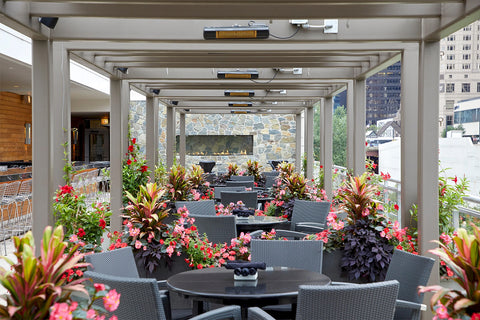 Image of Solaira XL Slim H1 1500W  Radiant Infrared Electric Patio Heater 