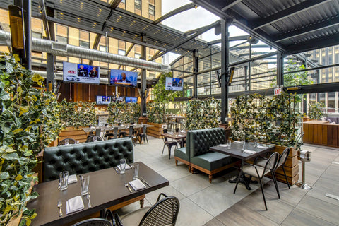 Image of Solaira XL Slim H1 1500W 120V Radiant Infrared Electric Patio Heater in Black SCOSYXL15120B