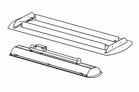 Image of Bromic Tungsten Electric Recess Kit for 2000W/4000W in White | BH8180096